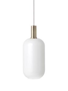 FERM LIVING klosz COLLECT OPAL TALL białe szkło