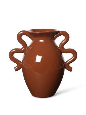 FERM LIVING wazon VERSO terakota