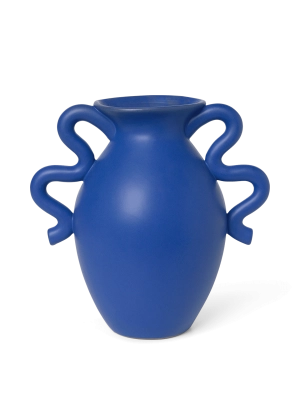 FERM LIVING wazon VERSO niebieski