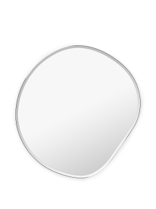 FERM LIVING lustro POND XL ciemny chrom