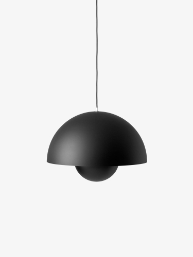 &Tradition lampa wisząca FLOWERPOT VP2 czarny mat