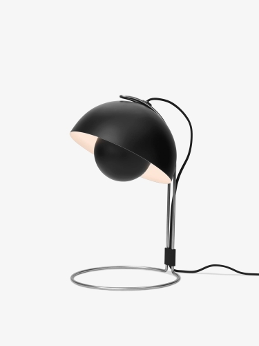 &Tradition lampa stołowa FLOWERPOT VP4 czarny mat