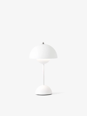 &Tradition lampa stołowa - przenośna FLOWERPOT VP9 Matt White
