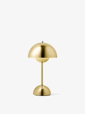 &Tradition lampa stołowa - przenośna FLOWERPOT VP9 Brass-Plated