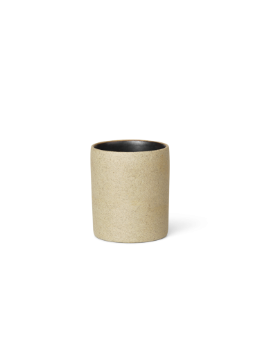 FERM LIVING mały kubek BON piaskowy 