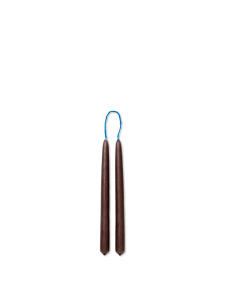 FERM LIVING świece DIPPED 8 sztuk brązowe