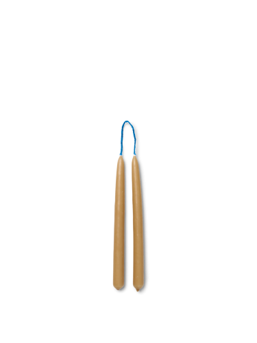 FERM LIVING świece DIPPED 8 sztuk słomkowe