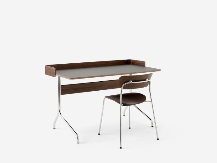 Pavilion AV17_Chrome w. Iron Linoleum & Lacquered Walnut_Pavilion AV1_Chrome Base & Lacquered Valnut.jpg