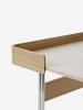 Pavilion AV17_Chrome w. Mushroom Linoleum &amp; Clear Lacquered Oak_Closeup.jpg
