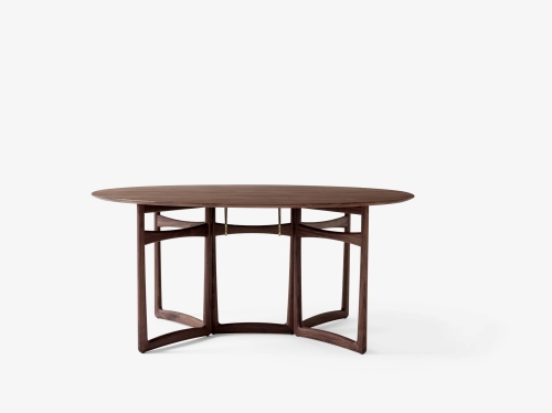 &Tradition okrągły stół DROP LEAF HM6 orzech