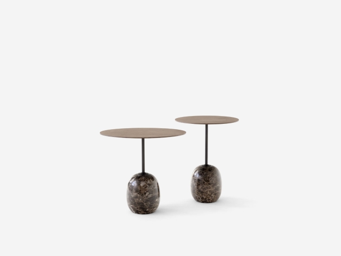 Lato LN8 &amp; LN9_Emparador Marble w. Lacquered Walnut (1).jpg