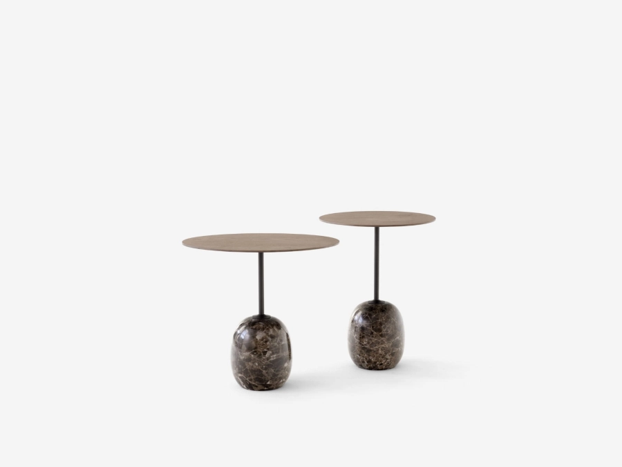 Lato LN8 &amp; LN9_Emparador Marble w. Lacquered Walnut (1).jpg