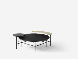 &Tradition okrągły stolik PALETTE JH25 czarny jesion