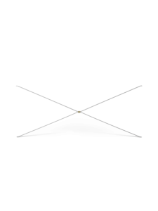 FERM LIVING cross do regału PUNCTUAL CROSS jasnoszary