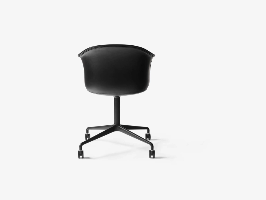 Elefy_JH37_black swivel w castors_black silk leather_3.jpg