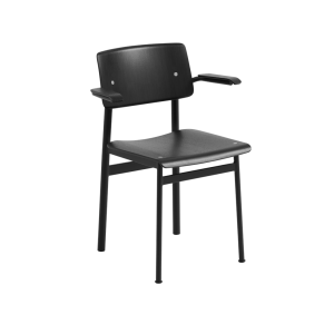 MUUTO krzesło z podłokietnikami LOFT czarne