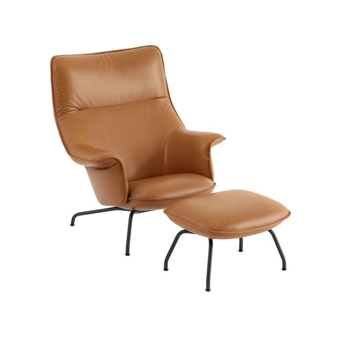 10675-doze-lounge-chair-refine-leather-cognacanthracite-black.webp