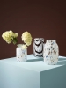 Splash Vase Roll Neck M white dot_Splash Vase Roll Neck L coffee and white_Splash Vase Round L white dot.jpg
