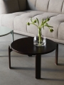 Rey Coffee Table umber brown wb lacquer beech_Glass Carafe_Quilton Metaphor 036.jpg