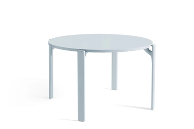 HAY okrągły stół REY Ø128 | slate blue - gull laminate