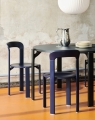 Rey Chair deep blue wb lacquer beech_Rey Dining Table vulcano laminate deep black wb lacquer beech base_Indian Steel Pitcher no 2 (1).jpg