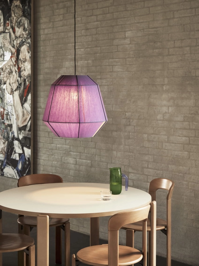 Bonbon Shade 500 lavender_Rey Dining Table ivory white laminate golden wb lacquer beech_Jug L green.jpg