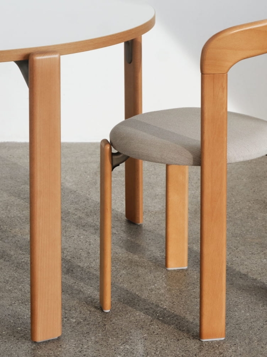 Rey Chair golden wb lacquer beech Steelcut Trio 213_Rey Dining Table ivory white laminate tabletop golden wb lacquer .jpg