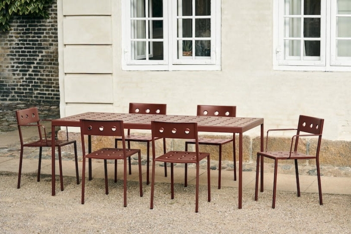Balcony Chair_Balcony Armchair_Balcony Table_iron red.jpg