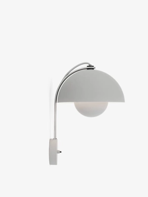&Tradition lampa ścienna FLOWERPOT VP8 szara