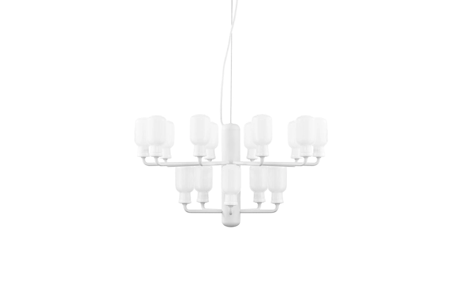 NORMANN COPENHAGEN żyrandol AMP S biały marmur