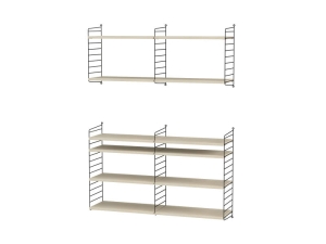 STRING konfiguracja LIVING ROOM N jesion/czarna