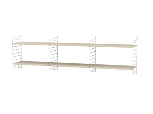STRING konfiguracja LIVING ROOM O jesion/szara