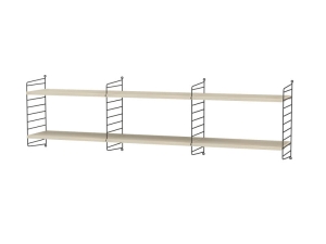 STRING konfiguracja LIVING ROOM O jesion/czarna