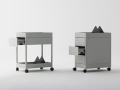 New Order Trolley A 1 Drawer w. Tray Top_light grey_New Order Trolley B 3 drawer w. Tray Top_ligth grey.jpg