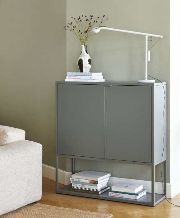 New Order Combination 201 army_Fifty-Fifty Mini Lamp ash grey_Jessica Hans Vase Glossy Cow.jpg