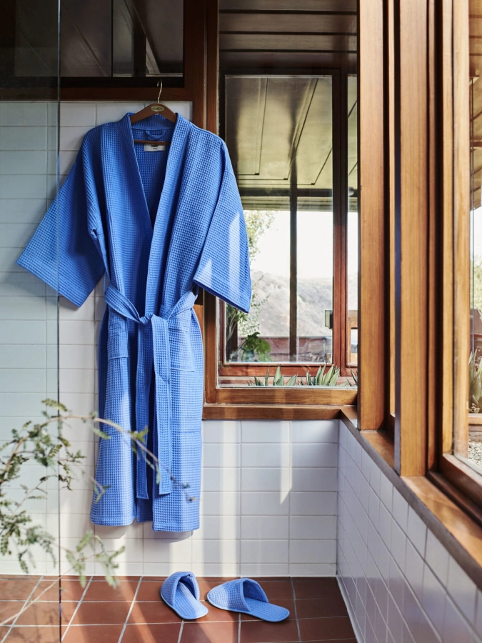 Waffle Bathrobe_Waffle Slippers_sky blue.jpg