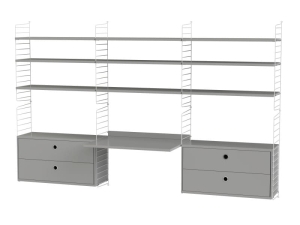 STRING konfiguracja WORKSPACE F szara/biała