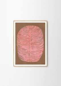 THE POSTER CLUB druk artystyczny PINK LAGOON
