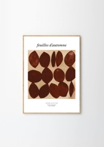 THE POSTER CLUB druk artystyczny FEUILLES D'AUTOMNE