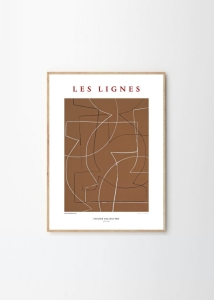 THE POSTER CLUB druk artystyczny LES LIGNES