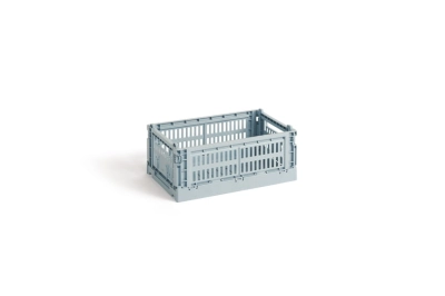 HAY skrzynka COLOUR CRATE S przykurzony niebieski