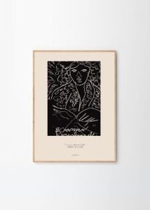 THE POSTER CLUB druk artystyczny WOMAN WITH A BOOK