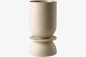 BOLIA wazon HOUR VASE Ø16 x H29,5 cm sand