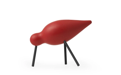 NORMANN COPENHAGEN figurka SHOREBIRD M czerwony / czarny