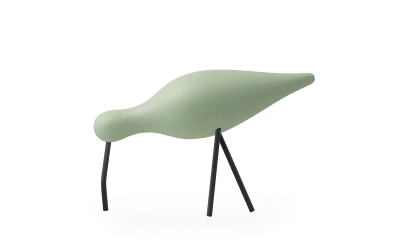 NORMANN COPENHAGEN figurka SHOREBIRD L jasnozielony / czarny