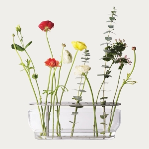 FRITZ HANSEN wazon IKEBANA stalowy, podłużny