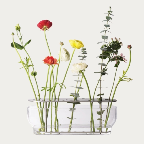 FRITZ HANSEN wazon IKEBANA stalowy, podłużny