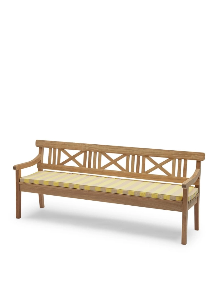 1960226 Drachmann Bench 200 Cushion, Lemon_Sand Stripes.jpg