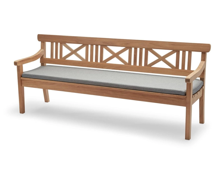 1960813 Drachmann Teak Bench 200 Cushion, Ash.jpg