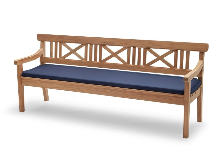 1960815 Drachmann Teak Bench 200 Cushion, Marine.jpg